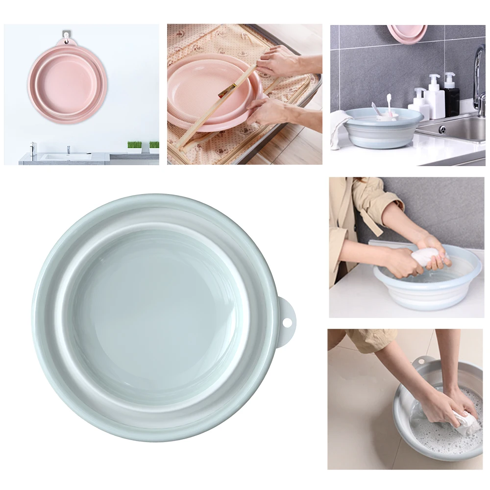 Набор из 3 складных тазиков туристическое складное ведро многоцелевой складной