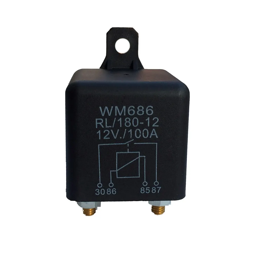 1 шт. Heavy высокого тока пусковое реле 12VDC 100A AMP 2 4 W Пина Авто автомобильная вкл/выкл