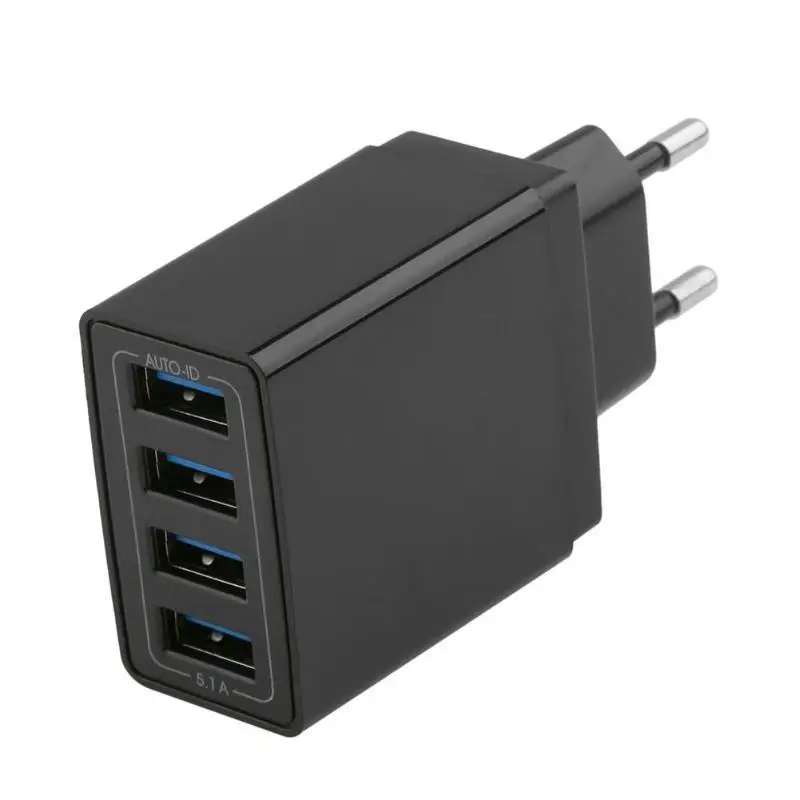 5А 4 порта USB зарядное устройство для xiaomi iphone samsung huawei мобильный телефон Универсальное быстрое зарядное устройство адаптер питания EU/US разъем