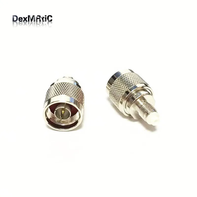 

1pc N Male Plug switch FME Female Jack RF Coax Adapter convertor Straight Nickelplated NEW wholesale