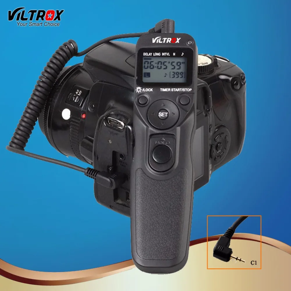 Viltrox MC C1 затвор камеры с ЖК таймером релиз пульт дистанционного управления провод