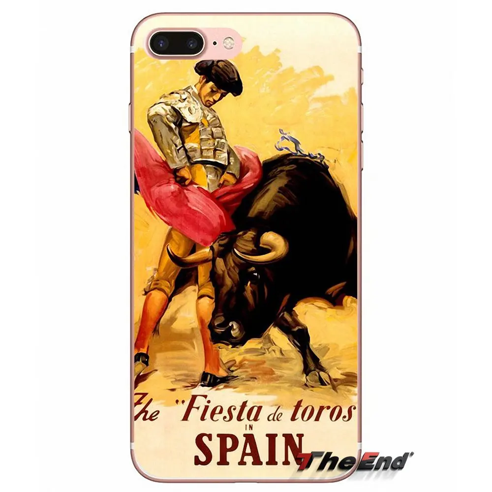 Испанский тореадор постер для Samsung Galaxy S3 S4 S5 MINI S6 S7 edge S8 Plus Note 2 3 4 5 Grand Core Prime|case for