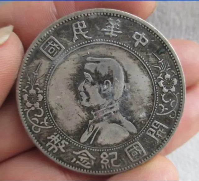 3 8 см */собирать Старые китайские бронзовая фигурка периода династии портрет