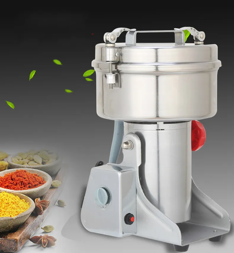 

Coffee Grinders Stainless steel 2000G large powder grinder super fine grinding machine Chinese medicine household