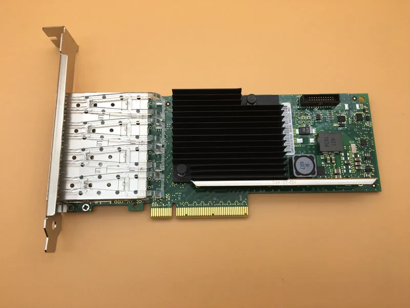 4 порта SFP 10G PCIE X8 LC оптоволоконный Ethernet конвертер сетевой адаптер NIC X710 DA4