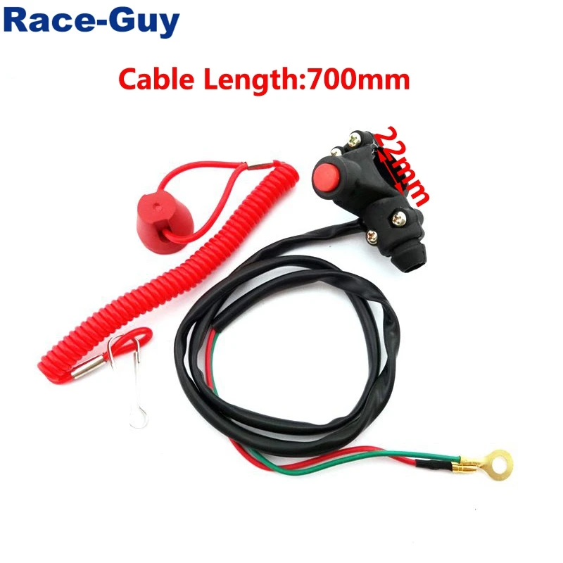 Kill Stop Tether открытый переключатель безопасности кнопка для 2 тактного карманного