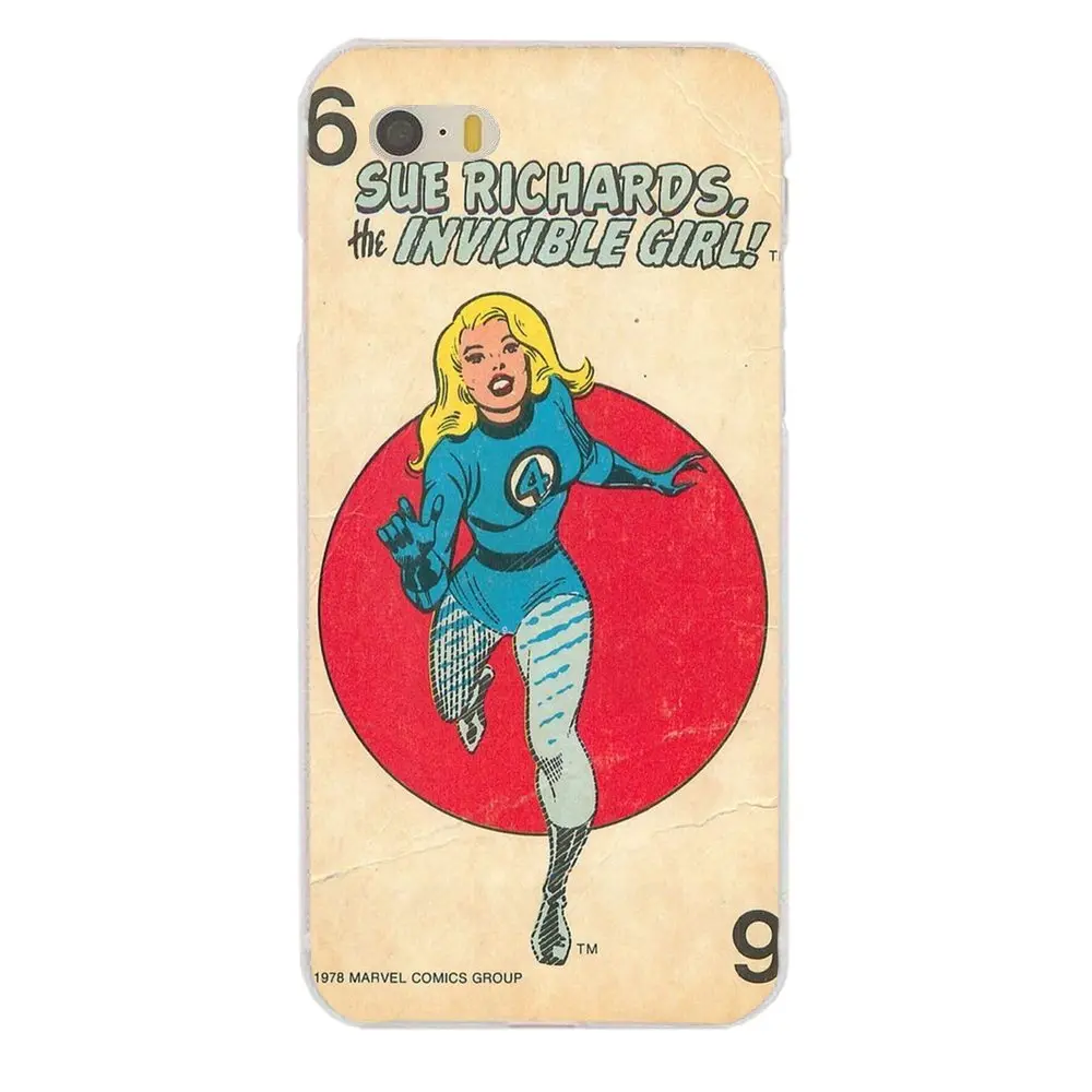 Marvel Super Heros Poker Card Тор Железный человек ТПУ чехлы Капа для Apple iPhone 4 4S 5 5C 5S SE 6 6S 7 8 Plus X