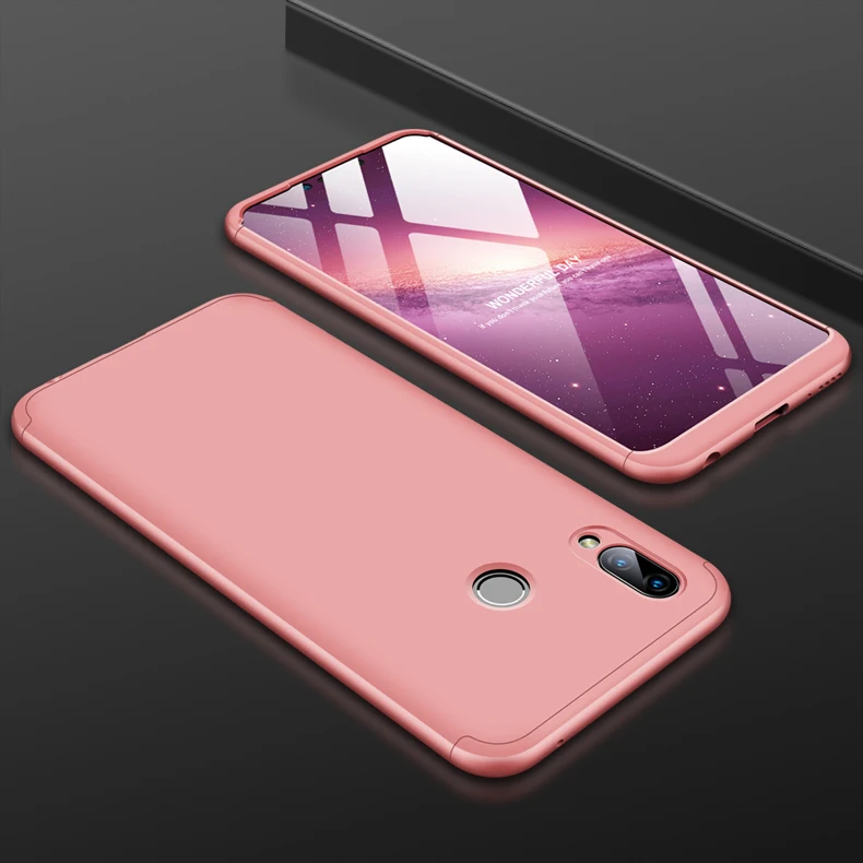 Чехол для huawei Honor Play, защита на 360 градусов, чехол для телефона, для huawei HonorPlay COR L29, противоударный чехол+ стеклянная пленка - Цвет: 9