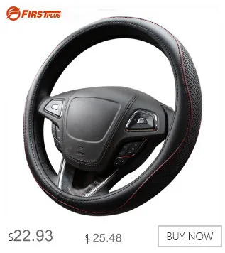 36-47cm Genuine Leather Auto Truck Bus Steering Wheel Cover For Daewoo Volvo Man Renault DAF Isuzu Mitsubishi Car Styling