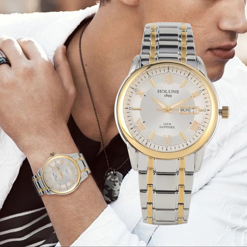 Мужские часы автоматические механические Классические наручные часы-скелетоны