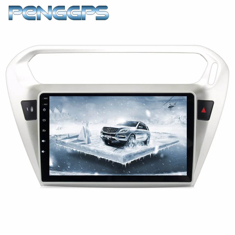 Восьмиядерный 2 Din dvd плеер Android 8 0 автомобильное радио для Peugeot 301 2014 2017 Citroen Elysee GPS