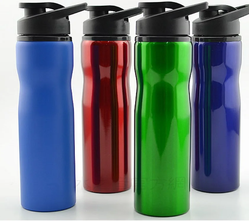 700 мл из нержавеющей стали Открытый талии широкий рот бутылка для воды
