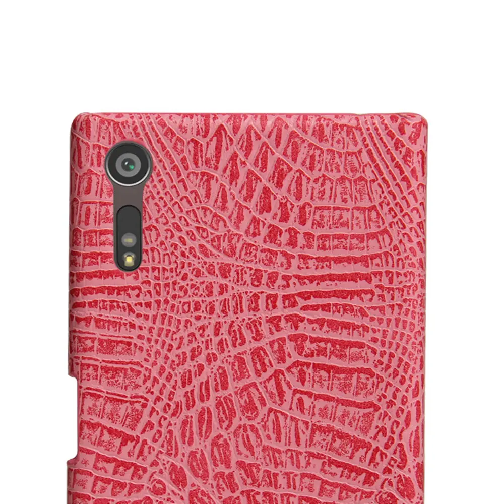 Защитный чехол из крокодиловой кожи для SONY Xperia XZ SO 01J Жесткий Чехол поликарбоната