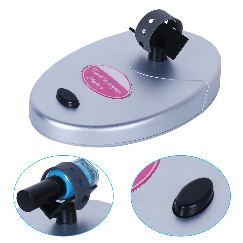 Elite99 шейкер для лака для ногтей Регулируемый Гель-лак для ногтей бутылка вибрационная машина равномерно встряхивать инструменты для дизайна ногтей инструменты