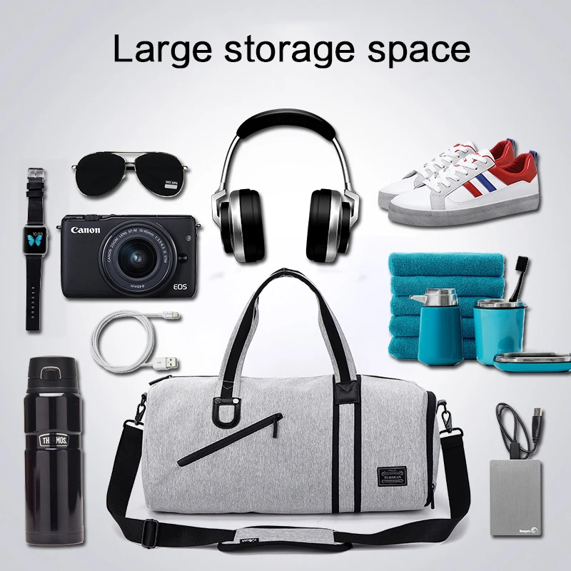 high quality Shoulder Portable Duffle Men Travel Hand Luggage Sports Bags Waterproof Big Bag for Male Large capacity suitcase B5 | Багаж и
