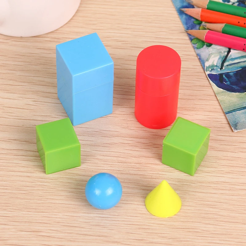 6 шт./компл. креативные пластиковые неправильной формы сборные блоки Дети