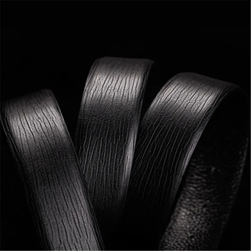 Casual Alloy Pin Buckle Genuine Leather Cow Belts Business Soft Men's Belt Luxury Brand Rectangle Gold Sliver Male | Аксессуары для