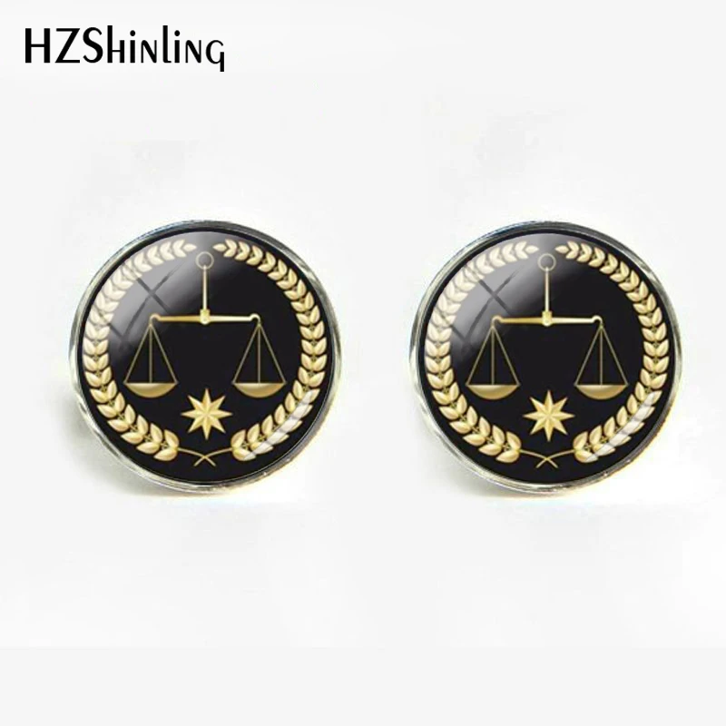 

2019 New Fashion Judges Balance Justice Messenger Men's Cufflinks Shirt Cuffs High Quality Husband Gifts
