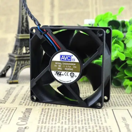 

AVC 80*80*32mm 8CM 12V 0.7A DASA0832B2M 3-wire double ball cooling fan