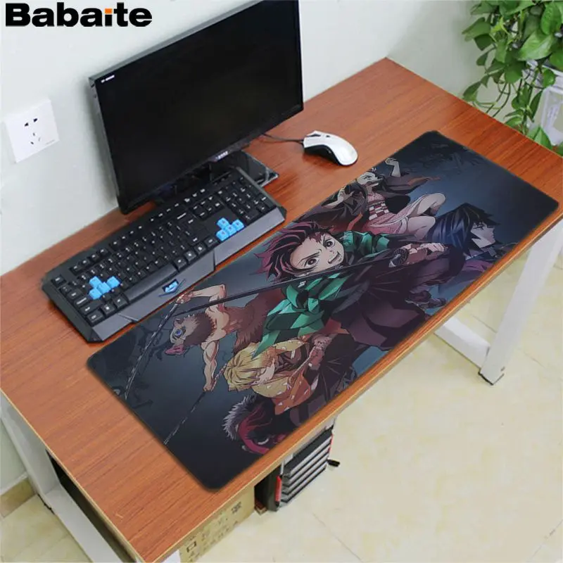 Babaite Высокое качество Демон slayer kimetsu no yaiba Блокировка края коврик для мыши игра