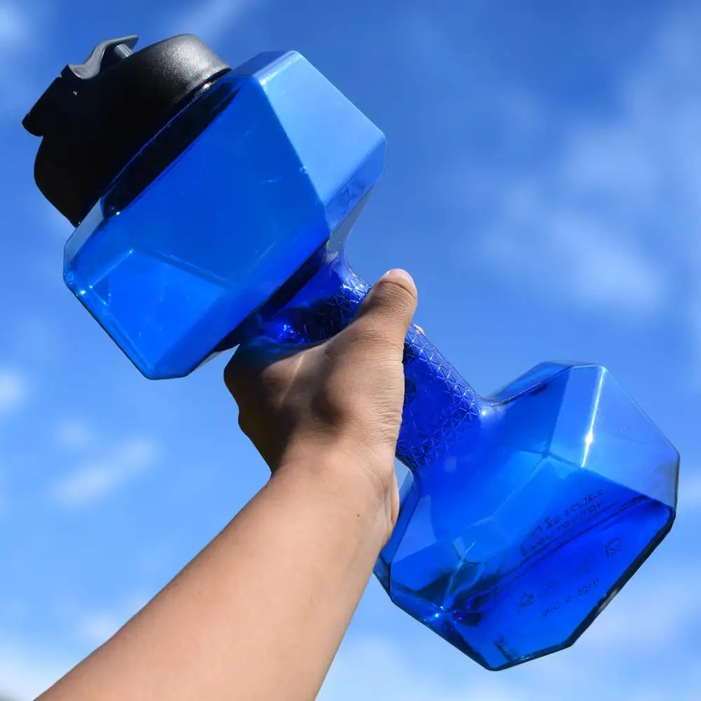 Quifit л бутылка для холодной воды гантелей без бисфенола А портативный креативный