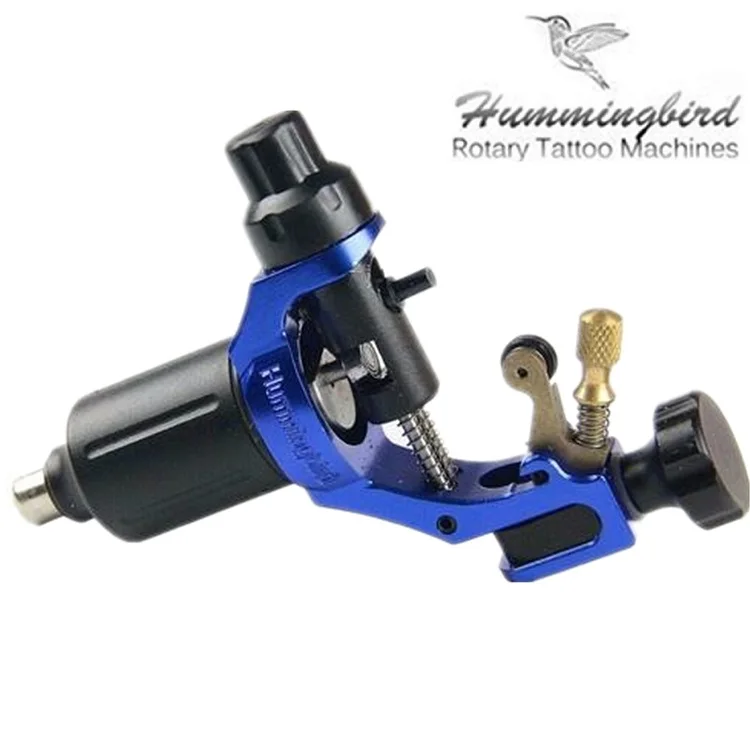 

Original Hummingbird V1 Swiss Motor Rotary tattoo machine Blue Free RCA Cord For Tattoo Supply