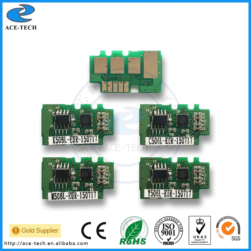 CLT K506S чип для Sumsung CLP680 CLP680DW CLP680DN CLX6260FR/6260FD/6260FW CLX6260ND/6260NR цветной картридж с тонером