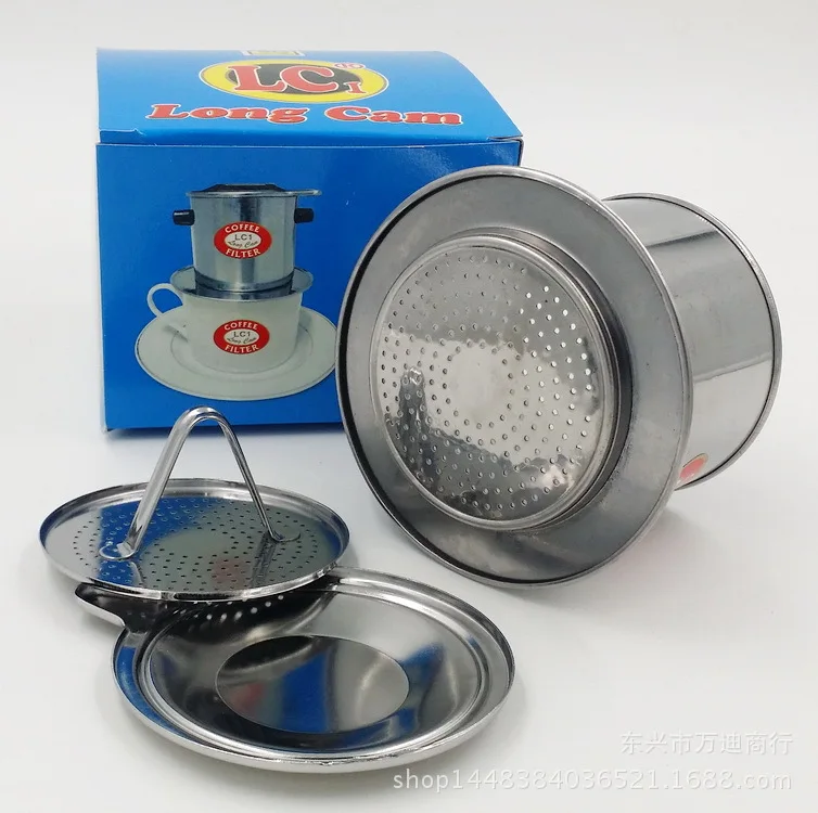 Эспрессо Кофеварка инструмент стали капельного кофе фильтр чайник заварка