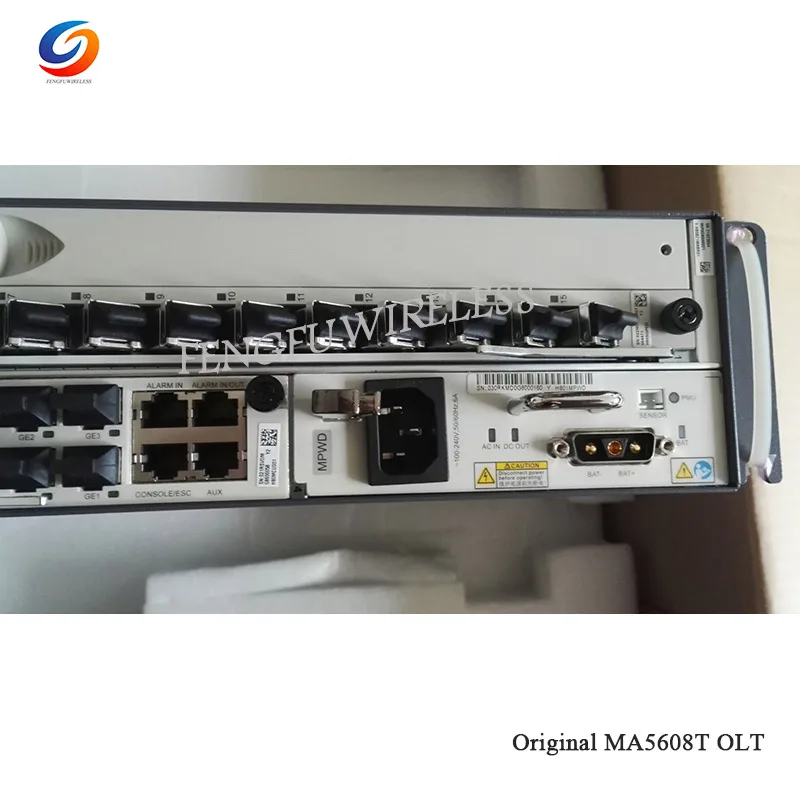 2021 Бесплатная доставка оригинальный новый HW 19 &quotдюймов OLT GPON MA5608T (постоянный ток)