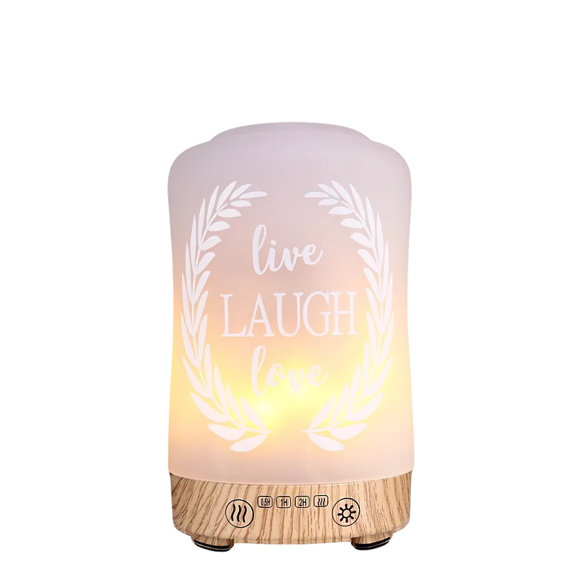Flame Fire Effect 100ml Aromatherapy humidifier essential oil diffuser Ultrasonic quiet For Home Office Living Room Spa Yoga | Бытовая