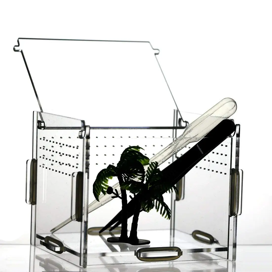 Terrariums Mini Vivariums кристалл для среды обитания DIY высокий прозрачный акриловый