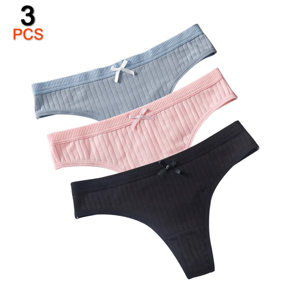Black Qpink MGreen 3 шт./лот, женские хлопковые стринги и стринги, бесшовные трусики, нижнее белье, женские сексуальные трусики, женское нижнее белье, женские танга, новинка - Цвет: Black Qpink MGreen
