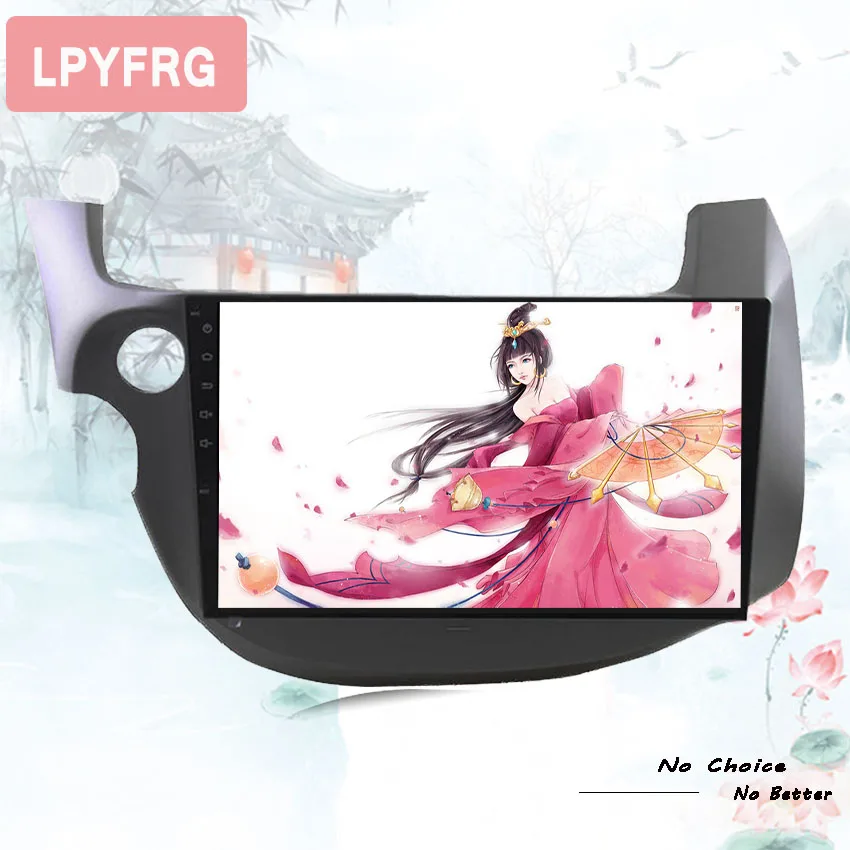 10 1 &quotВосьмиядерный android автомобильный DVD GPS для HONDA FIT JAZZ 2007 2008 2009 2012 2013
