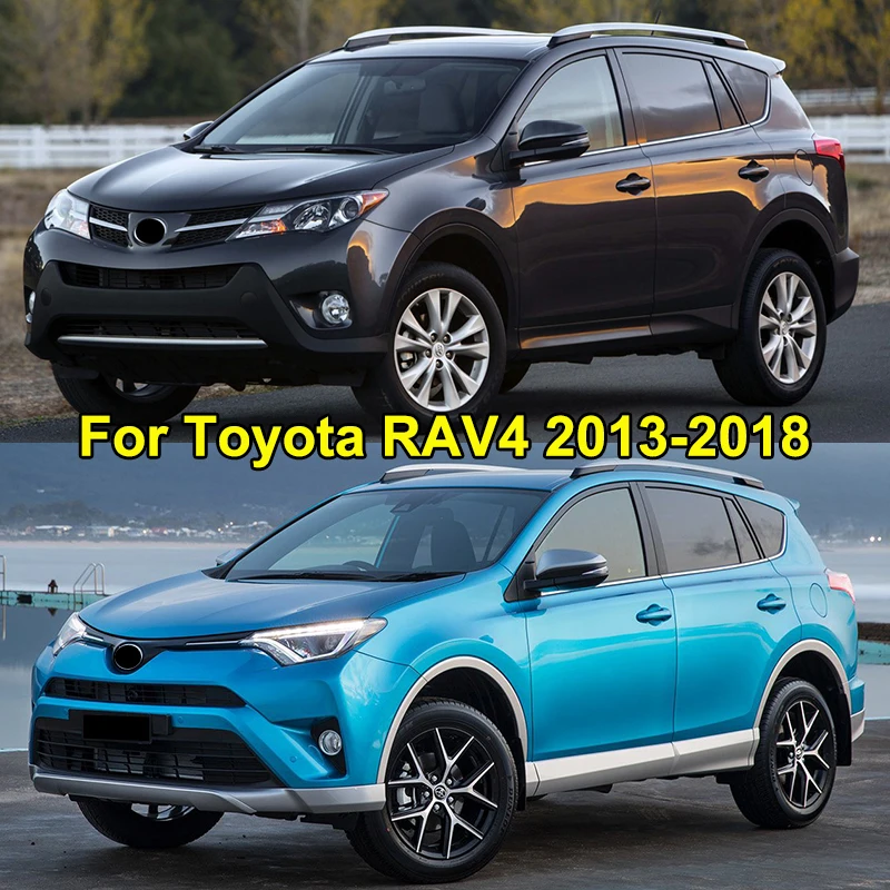 Хромированная Крышка для наружной ручки двери Toyota RAV4 2013 2014 2015 2016 2017 2018 чаша