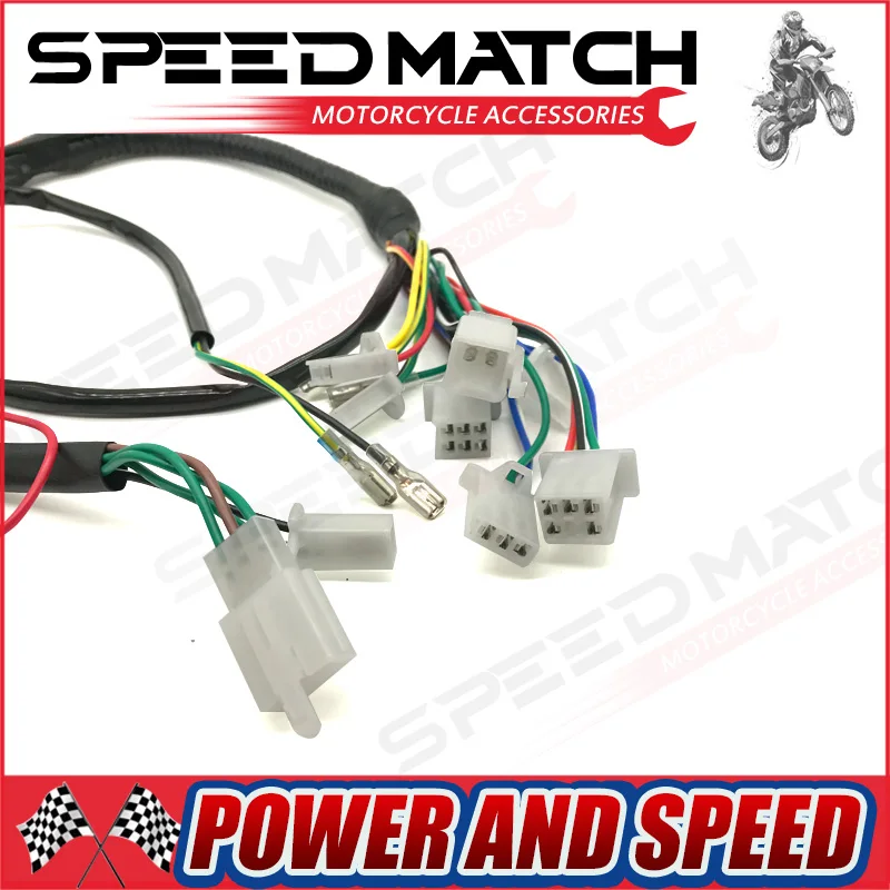 

WIRE LOOM WIRING HARNESS WIRELOOM 50cc 70cc 110cc 125cc ATV QUAD BIKE BUGGY GO KART