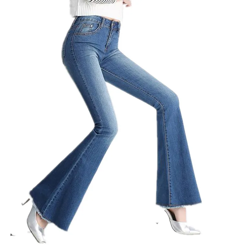 Женские джинсы клеш с завышенной талией|flare jeans women|flare jeansjeans woman |
