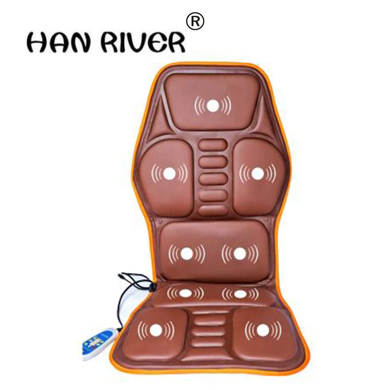Offerte Auto Home Office Di Tutto Il Corpo Cuscino Di Massaggio. Di Calore Di Vibrazione Materasso. Sul Retro Del Collo Di Massaggio Sedia Di Massaggio Relax Seggiolino Auto 12V