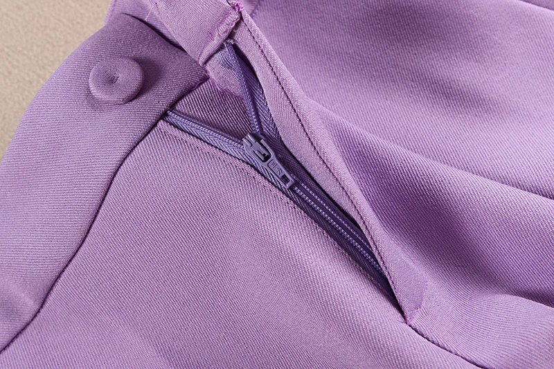 2 piece outfits for women fashion purple suit female professional wear two-piece spring and autumn new | Женская одежда