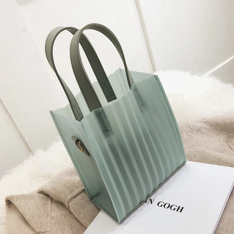 Прозрачная хозяйственная сумка 2019 модная Новая высококачественная женская