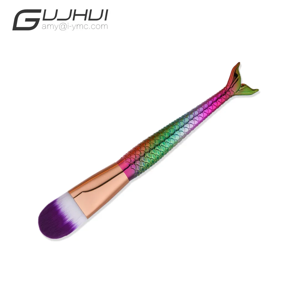 Мода Русалка Макияж Расчёски для волос смешивания Косметическая пудра Основа