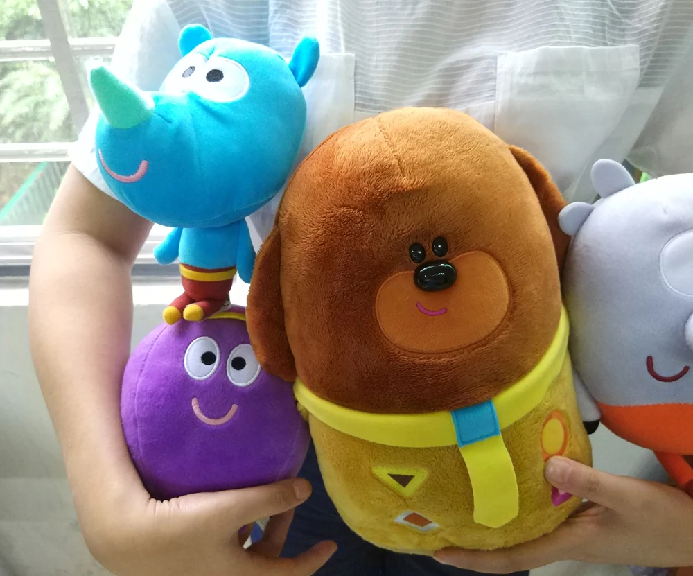 Набор из 4 Hey Duggee Woof Duggee Betty Tag Roly мягкая плюшевая игрушка кукла большая