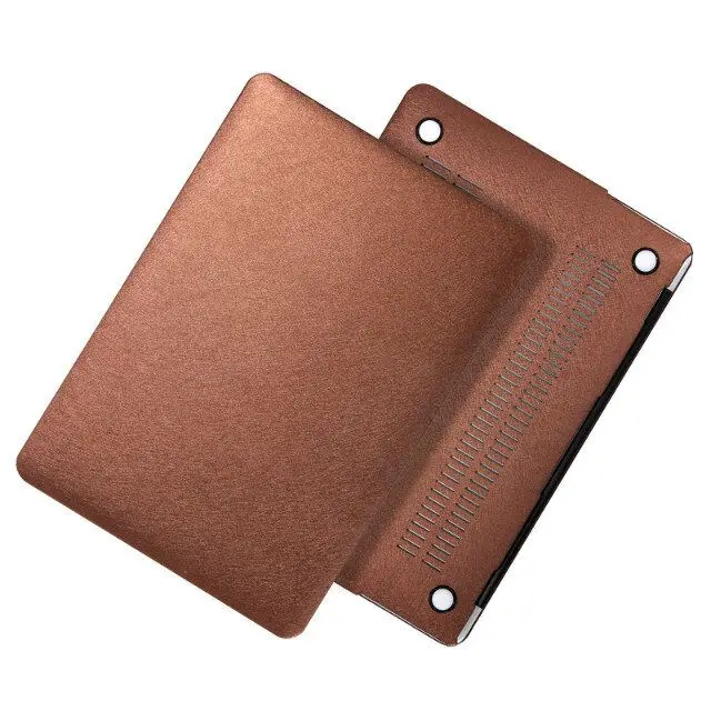 Жесткий Шелковый кожаный чехол для Apple MacBook Air 11 13 про Retina 15 laptop case Пластик air