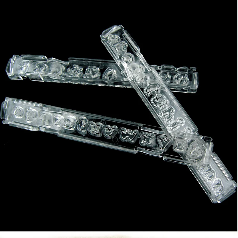 Кухонные аксессуары 3 шт./компл. Пластиковая форма для украшения торта с буквами