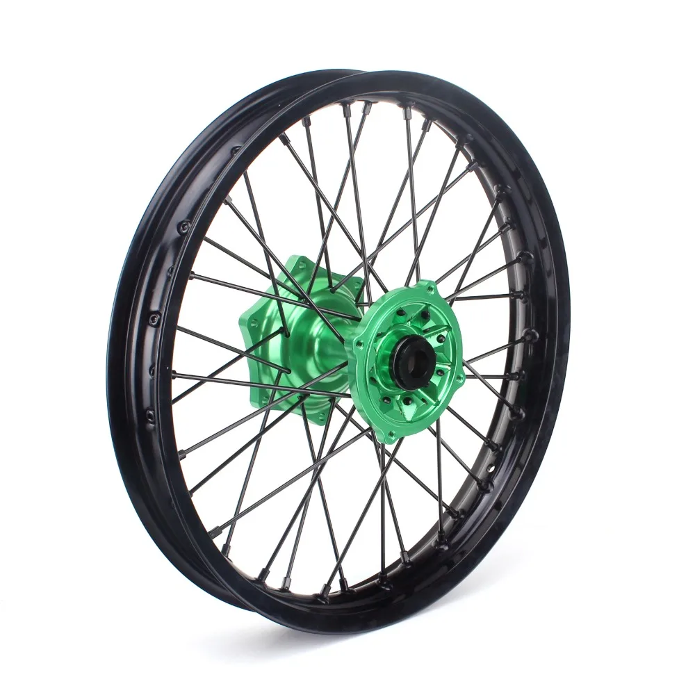 Передние и задние диски BIKINGBOY 36 спиц для KAWASAKI KX250F KX450F 06 17 KX 125 250 07 08 09 13 21*1 6 19*2 15
