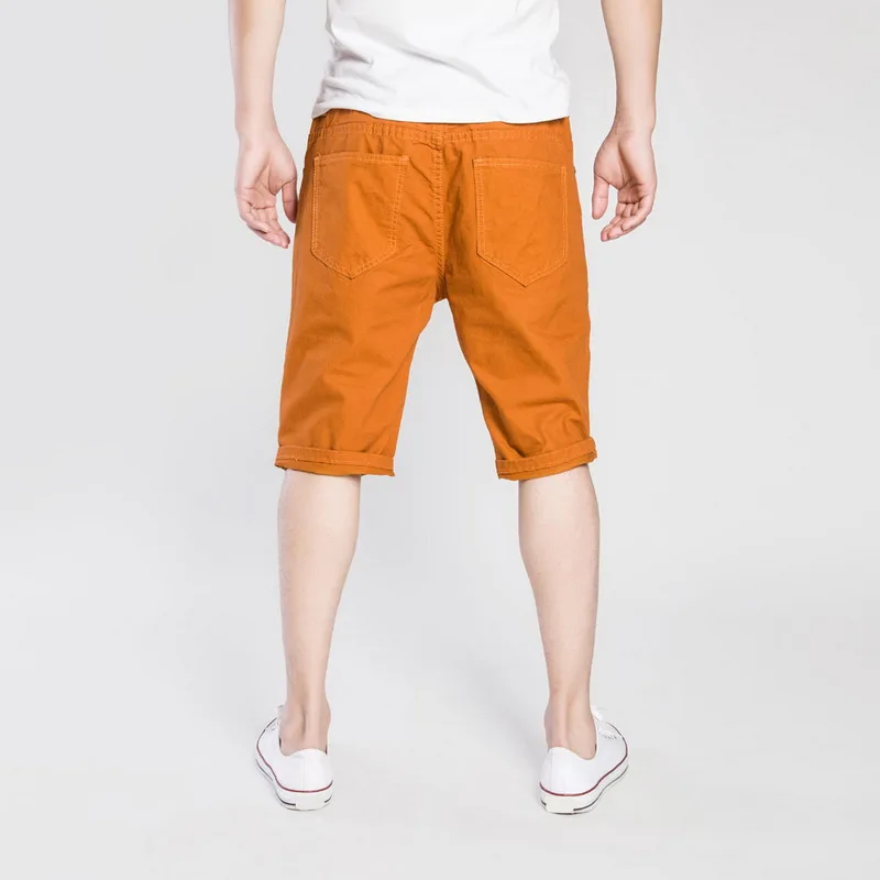MJARTORIA Summer New Men's Stretch Short Jeans Fashion Casual Slim Fit High Quality Elastic Denim Shorts Male Brand Clothes