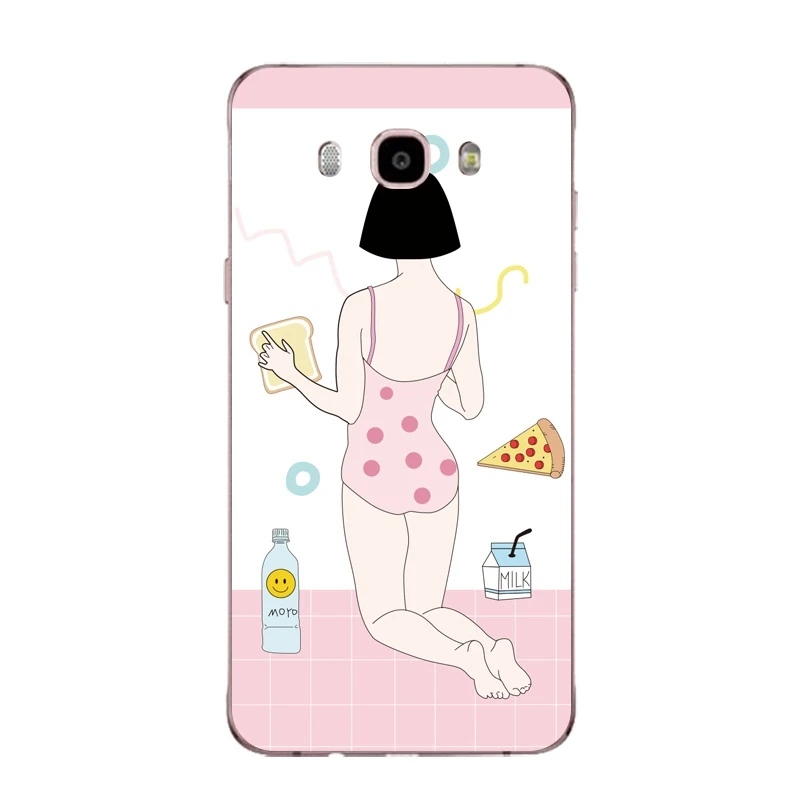 Радужный мягкий прозрачный чехол для телефона из ТПУ Samsung J3 J5 J7 S6 S7 S8 note8 A3 A5 C7 J2prime с