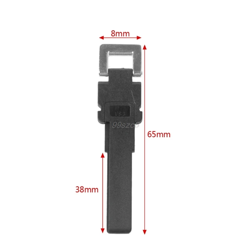 Пустая вставка Smart Remote Аварийный ключ для VW VOLKSWAGEN Passat B6 B7 CC автомобильная система