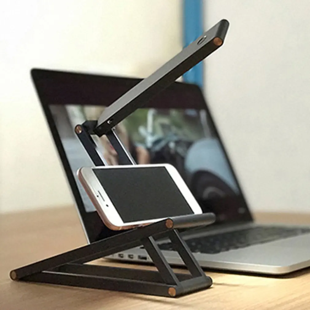 4 раза Arm затемнения настольная лампа 360 градусов вращения Регулируемая USB