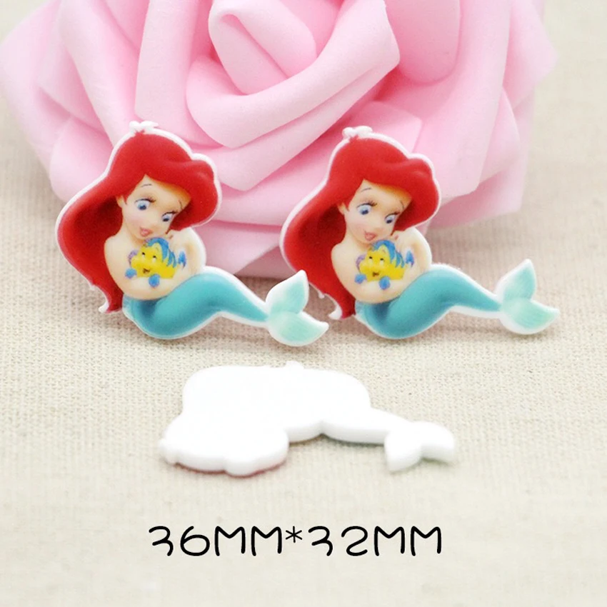 10 шт./лот kawaii Мультфильм плоское заднее украшение из смолы DIY Кабошоны-аксессуары