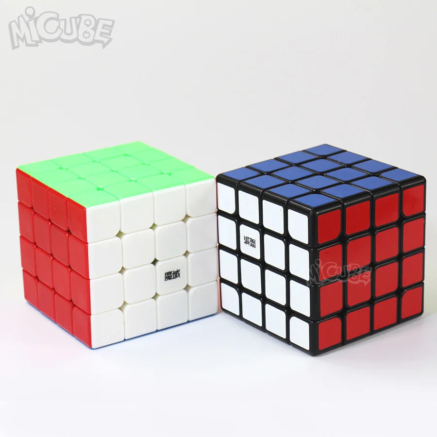 Micube Moyu Aosu GTS M 4x4x4 куб магнитный скоростной пазл 62 мм Cubo 4x4 для профессионального соревнования WCA Stickerless черная детская игрушка
